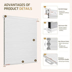 Grandekor No Drill Cordless Cellular Shades, Honeycomb Blinds - Image 9