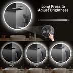 LED Bathroom Mirror 32 Inch Round Bathroom Mirror - Image 7