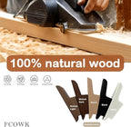 Wood Wall Hooks 4 Pack Coat Hooks Wall Mount White Wooden Hooks - Image 8