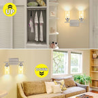 Ascher 2-Light Wall Sconces, Modern Vanity Light Fixture - Image 2