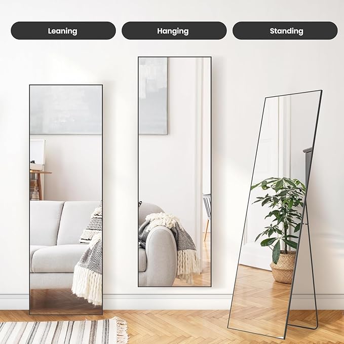 Simple Deluxe Full Length Mirror, - Image 4