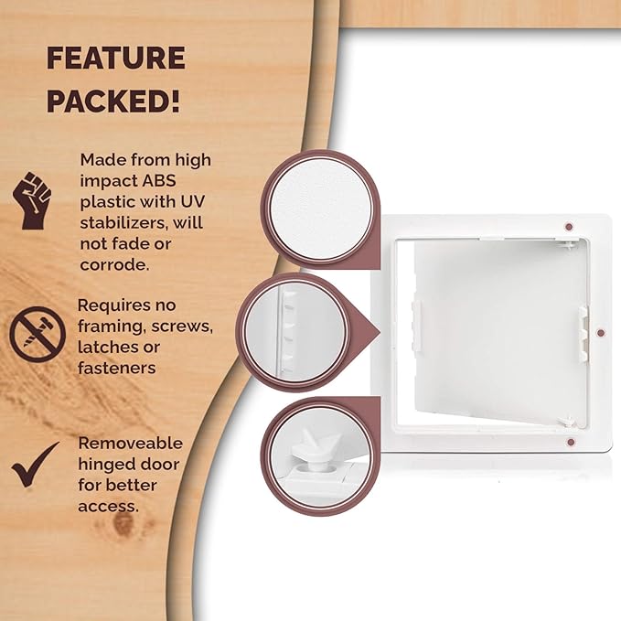 Morvat Access Panel 12x12 Inch for Drywall & Ceiling - Image 4