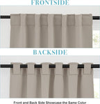 RYB HOME Blackout Curtains 80 inches Long Thermal Insulating Large Window - Image 3