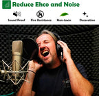6 Pack 1.5"X12"X12" Acoustic Foam, Sound Proof Egg Crate Foam, Upgraded - Image 3