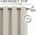 RYB HOME Room Divider Blackout Curtains, Portable Wind Proof Noise Reducing - Image 2
