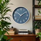 Mosewa Wall Clock 8 Inch, Battery Operated Silent Non-Ticking Modern Analog - Image 2