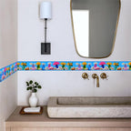 Wildflower Vase Wallpaper Border 196x4 Inch Removable Wall Border Peel and - Image 3