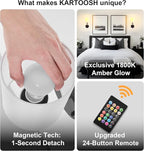 Battery Operated Wall Sconce Set of Two, Wireless Rechargeable Wall Light - Image 4