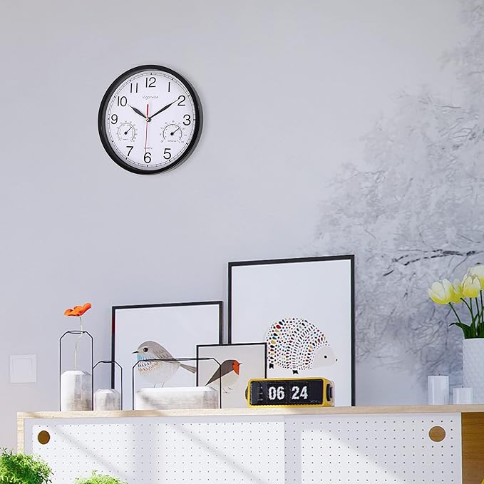 Wall Clock, Sweep Silent Movement Accurate Clocks - Image 7