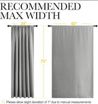 NICETOWN 2 Panels Blackout Curtains, Rod Pocket Window Curtains Room Darkning - Image 6
