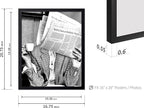 Poster Master Woman Reading Newspaper - Image 3