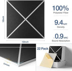 22 Pack X-Line Design Acoustic Panels, Soundproof Wall Panels - Image 4