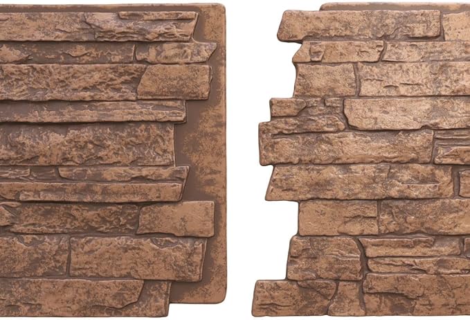 Ekena Millwork 49"W x 25 1/2"H x 1 1/4"D Acadia Ledge Stacked Stone, StoneWall - Image 8