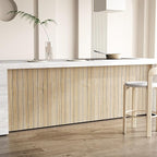 VEELIKE Sand Birch Wood Wall Panels Peel and Stick Distressed Wood Grain Slat - Image 7