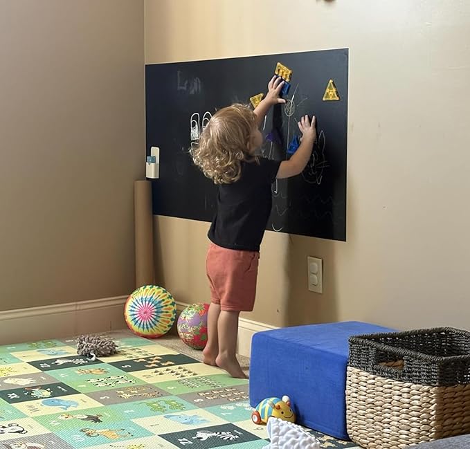 YOUNGJQ Magnetic Chalkboard for Wall 60" x 36" Self Adhesive Blackboard - Image 2