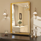 Easly 30 x 22 Inch Gold Bathroom Mirror - Image 3