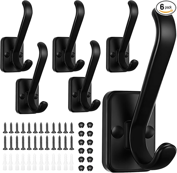 Coat Hooks Wall Mount Heavy Duty by Unknown