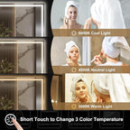 Ratsamee 24x36 Inch LED Bathroom Mirror - Image 3