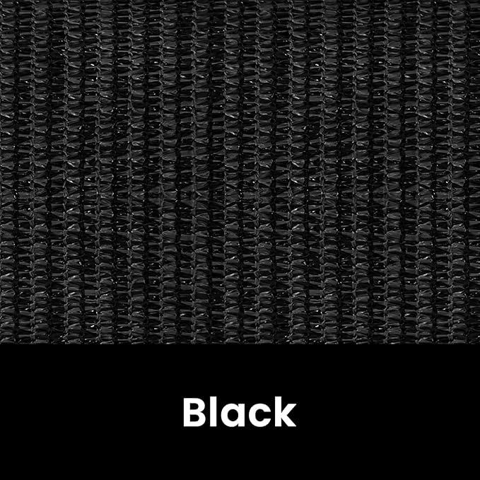 8'W x 6'H Black Patio Shades Roll up Outdoor Roller Shade Crank Wand Blind - Image 9