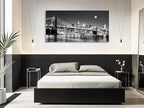 Baisuart-Q30375 Brooklyn Bridge Night View 1 Panels Landscape Artwork Canvas - Image 3