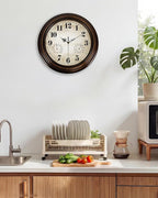 Vintage Wall Clock 13 Inch Quartz Silent Non-Ticking Analog Clock - Image 9