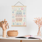 Yomisex Ocean Under the Sea Nursery Kids Wall Art Poster, Positive Affirmations - Image 3