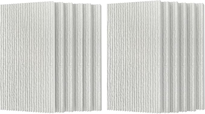 3D Faux Stone Wall Panels, Lightweight & Waterproof Accent Marble Flowing Stone by Gahowlen