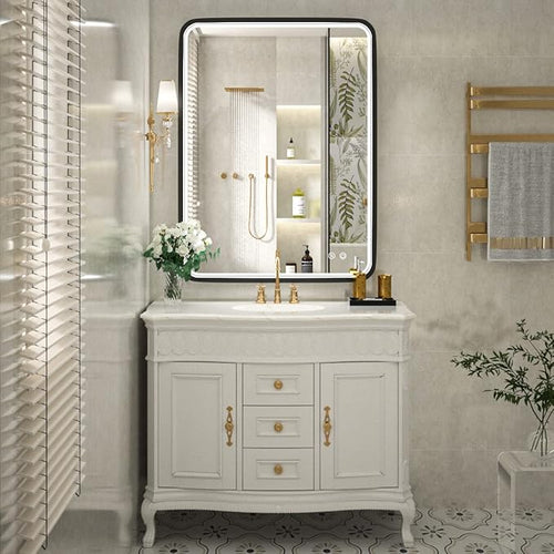 36x28 Inch LED Bathroom Mirror - Image 2