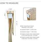 TWOPAGES Natural Woven No Drill Roman Shades, Custom Cordless Blackout Bamboo - Image 7