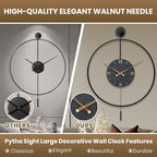 Large Modern Wall Clock, Wall Clocks - Image 5