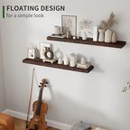 Marsmiles Wood Floating Shelves - Image 3