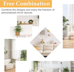 16x16 in Acrylic Mirror Sheet for Wall, 2.5mm Thick Unbreakable Non Glass Body - Image 6