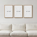 Framed Boho Botanical Canvas Wall Art Prints, Elegant Boho Plant Pictures - Image 5