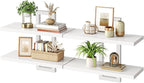 HOOBRO Floating Shelves, 15 Inch Wall Shelf Set of 2, Wall Mounted Storage - Image 7