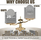 48 Pack Sound Proof Foam Panels, Decorative Soundproof Wall Panels Sound - Image 3