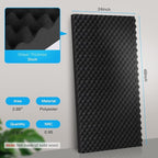 4 Pack-48X24X2 Inches Acoustic Panels, Egg Crate Foam soundproof wall Panels - Image 3