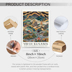 Yayoi Kusama Framed Wall Art Vintage Japanese Poster 8X10 in Abstract Buddha - Image 2