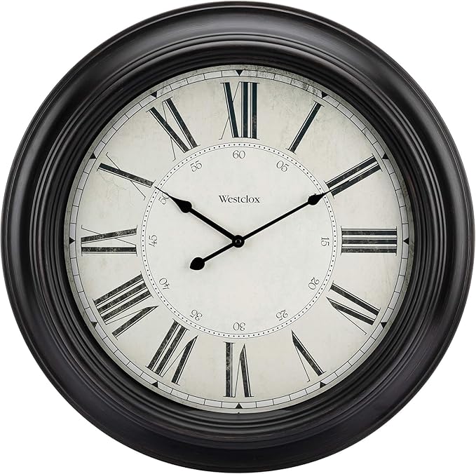 Westclox 20 inch Traditional Wall Clock Battery-Operated Clock by Westclox