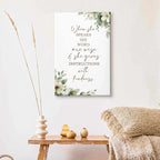 HIWX Christian Wall Decor, Sage Green Botanical Bible Verses Framed Canvas - Image 6