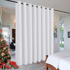 RYB HOME Separation Room Divider Curtain Heavy Duty Share Space Ceremony Window by RYBHOME