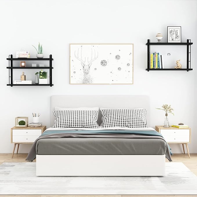 MXCSE Wall Shelves, Wall Mounted Bookshelves, DIY Floating Shelves - Image 4