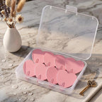 Heart Wall Hooks, 8 Pack, Small Pink Decorative Accessories, Purse Hanger - Image 6