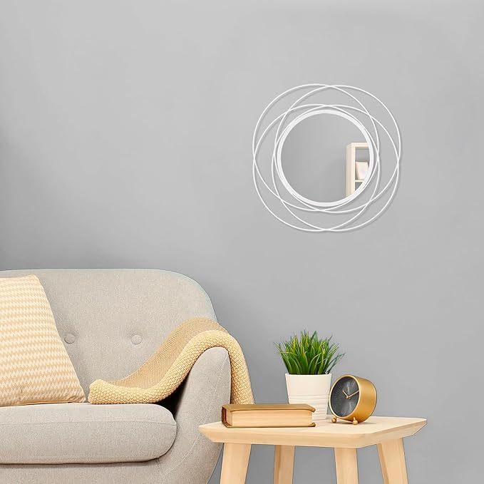 Mirrors Wall Decor Iron Frame Round Art Wall Mirrors Home Decoration Hanging - Image 3