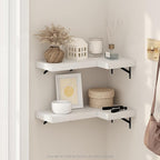 Furinno Tanna Floating Shelves for Wall Set of 4, 15-Inch Wall Shelf, Triple - Image 2