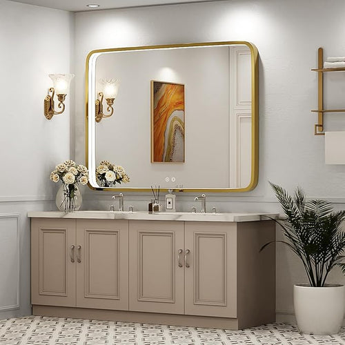 40x30 Inch LED Bathroom Mirror - Image 2