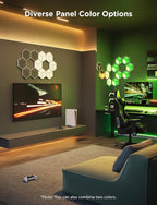 Govee Glide Hexagon Light Panels Ultra, RGBIC 3D Wall Lights - Image 5