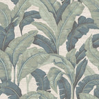 Tempaper Textured Green Layered Palm Faux Grasscloth Removable Peel and Stick by TempaperCo