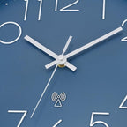 Foxtop Atomic Wall Clock Battery Operated Round Analog Modern Wall Clock Sets - Image 5