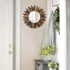 Honiway Boho Wall Decor 12 inch Decorative Mirror - Image 7