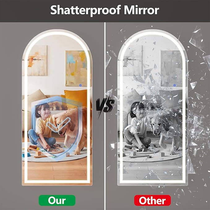 Full Length Mirror with LED Lights, LED Mirrors Full Length Floor Mirror Full - Image 6